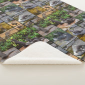 **"Uiterst Schattig: een fotocollage van otters Sherpa Deken (3/4)