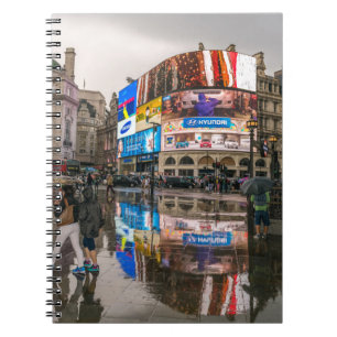 Uiterste dag in Piccadilly Circus notebook Notitieboek