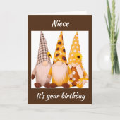 UITERSTE DAG ***NIECE *** TIJD OP CELEBRAAT KAART (Voorkant)