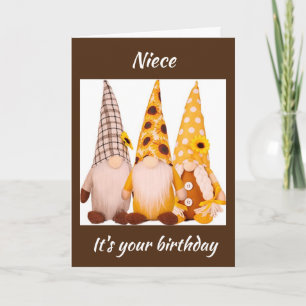 UITERSTE DAG ***NIECE *** TIJD OP CELEBRAAT KAART