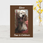 UITERSTE DAG ***NIECE *** U BENT "SPECIALE" KAART (Gele Bloem)