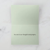 Uiterste sympathie Schilderachtig Floral Rustic Be Kaart (Binnen)