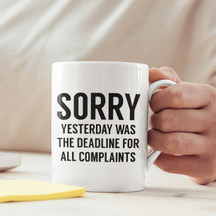 Uiterste termijn voor klachten koffiemok