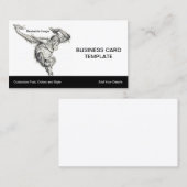 Uitgaan - Jong orang-oetan aap Visitekaartje (Voorkant / Achterkant)