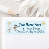 Uitgaand Dalmatiaans Hondenliefhebber Etiket (Insitu)