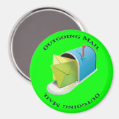 Uitgaande e-mail magneet (Voorkant / Achterkant)