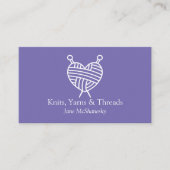 Uitgaande van het PAARS met de minimalistisch  van Visitekaartje (Voorkant)