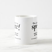 Uitgaansbeker met grappige spreuk koffiemok (Center)