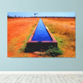 UITGANG 32x48 Canvas Afdruk (Insitu (Houten vloer))