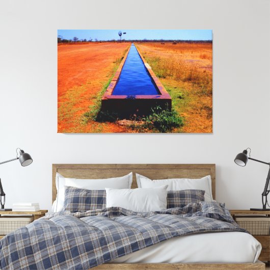 UITGANG 32x48 Canvas Afdruk (Insitu (Slaapkamer))