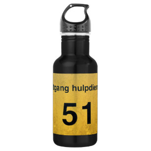 uitgang voor UFO-beveiliging Waterfles