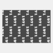  uitgave 1971 beperkte uitgave 50th Birthday Gift Inpakpapier Vel (Voorkant 2)