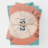  uitgave 1972 beperkt, 50e verjaardag inpakpapier vel (In situ)