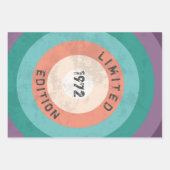  uitgave 1972 beperkt, 50e verjaardag inpakpapier vel (Voorkant)