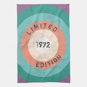 uitgave 1972 beperkt, 50e verjaardag theedoek