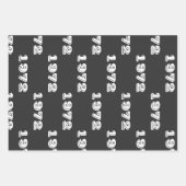  uitgave 1972 beperkt uitgave 50th Birthday Gift Inpakpapier Vel (Voorkant 2)