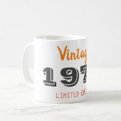 uitgave 1972 beperkt uitgave 50th Birthday Gift Koffiemok (Voorkant links)