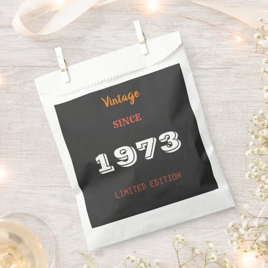  uitgave 1973 jaar beperkte uitgave 50th Birthday Bedankzakje (Geknipt)