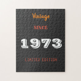 uitgave 1973 jaar beperkte uitgave 50th Birthday Legpuzzel