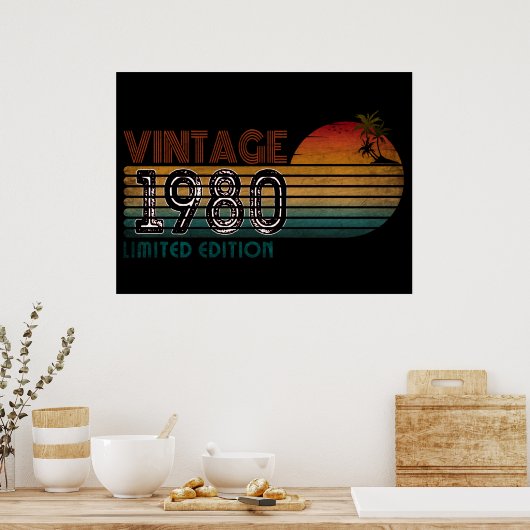  uitgave 1980, beperkt poster (Keuken)