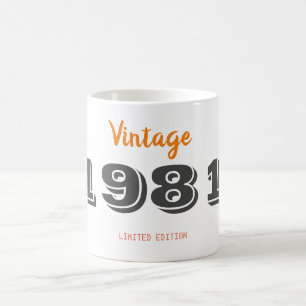  uitgave 1981 beperkte uitgave 40th Birthday Gift Koffiemok