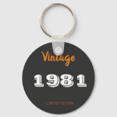  uitgave 1981 beperkte uitgave 40th Birthday Gift Sleutelhanger (Voorkant)