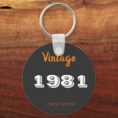  uitgave 1981 beperkte uitgave 40th Birthday Gift Sleutelhanger (Voorkant)