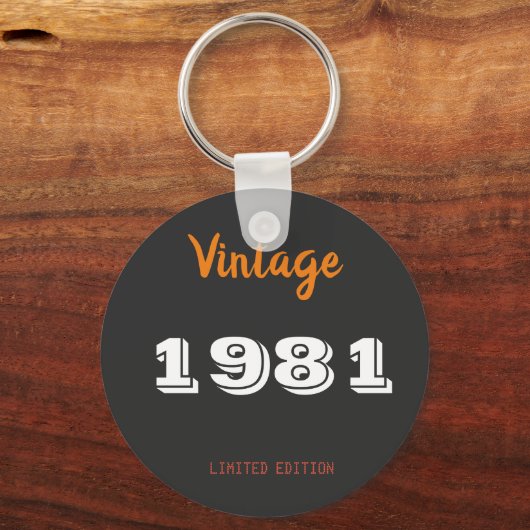  uitgave 1981 beperkte uitgave 40th Birthday Gift Sleutelhanger (Voorkant)