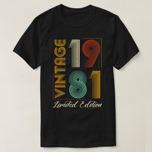  Uitgave 1981 Limited T-shirt (Design voorkant)