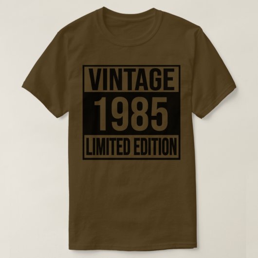  uitgave 1985, beperkt t-shirt (Design voorkant)