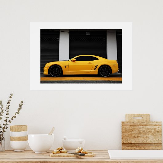 uitgave 2012 Chevrolet Camaro Poster (Keuken)