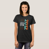 Uitgave retro Birth Year 2012 T-shirt (Voorkant volledig)