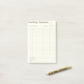 Uitgaven bijhouden Post-it-briefjes Post-it® Notes (Op bureau)
