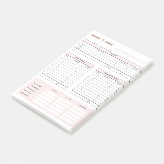 Uitgaven Tracker Post-It Notities Post-it® Notes (Schuin)