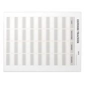 Uitgavenspoorder Notitieblok (Voorkant)