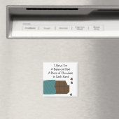 Uitgebalanceerd dieet - Chocolade in elke hand Magneet (Insitu (Vaatwasser))