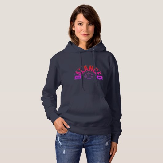 Uitgebalanceerde hoodie voor vrouwen (Voorkant volledig)