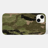 Uitgebleekte groene camouflage Case-Mate iPhone case (Achterkant (horizontaal))