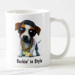 Uitgeblindeerde Jack Russell Terrier Koffiemok