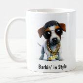 Uitgeblindeerde Jack Russell Terrier Koffiemok