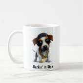 Uitgeblindeerde Jack Russell Terrier Koffiemok (Links)