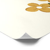 Uitgebloeide bloem poster (Hoek)