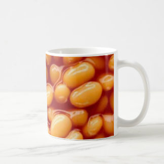 Uitgebotte bonen koffiemok