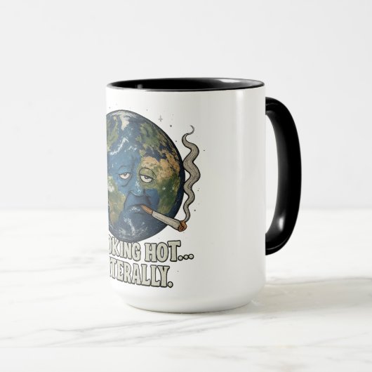 uitgebrande planeetenergie mok (Voorkant rechts)