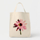 Uitgebrande roze conebloem tote bag (Voorkant)