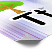 Uitgebreid ABC-alfabet Poster met elementaire graf (Hoek)