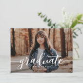 Uitgebreid Afstuderen bewerkbare tekst Kaart (Staand voorkant)