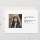 Uitgebreid Afstuderen bewerkbare tekst Kaart (Achterkant)