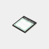 Uitgebreid certificaat van waardering van bedankt post-it® notes (Schuin)