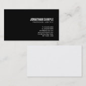Uitgebreid design Moderne, schone luxe Visitekaartje (Voorkant / Achterkant)